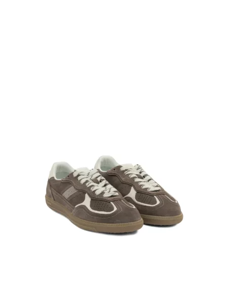 Sneakersy Alohas skórzane brązowe
