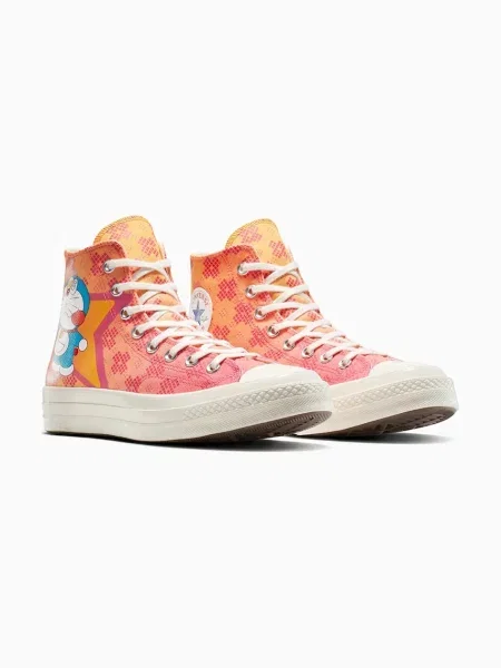 Superge Converse Converse x Doraemon Chuck 70 oranžna