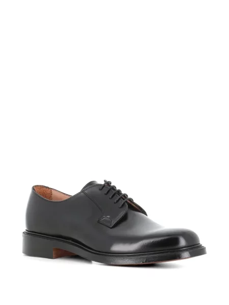 Pantofi derby Cheaney cu șireturi din dantelă negru