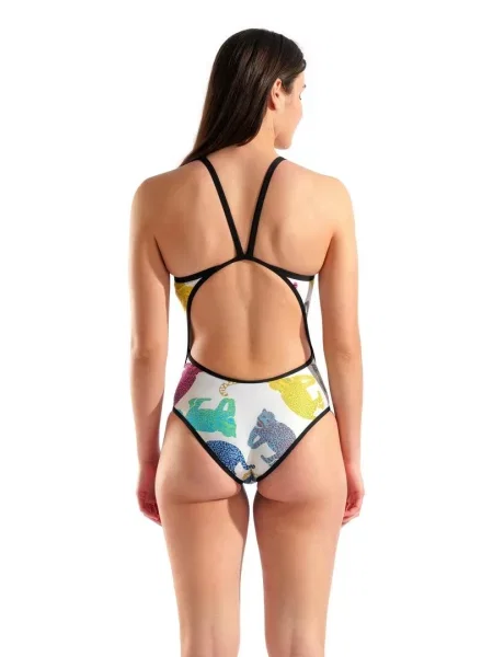 Strój Kąpielowy Arena In The Wild Swimsuit Super biały