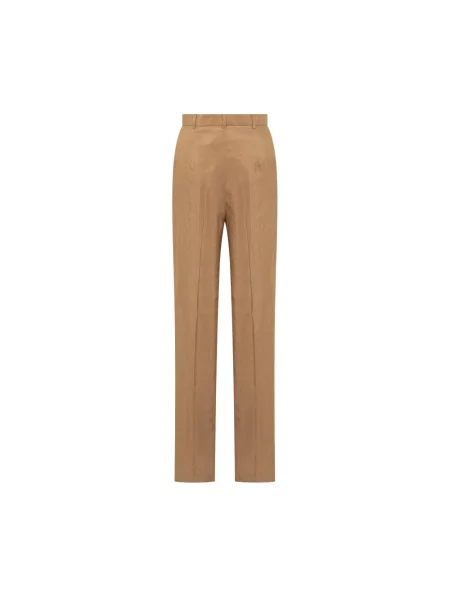Spodnie Max Mara Studio brązowe