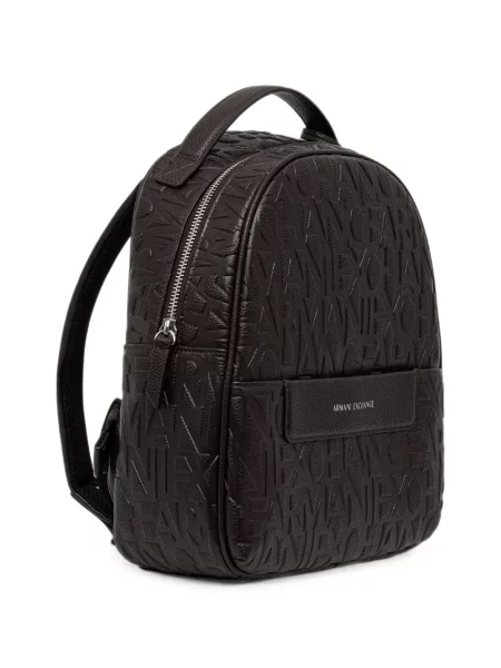 Rucsac Armani Exchange cu autograf maro