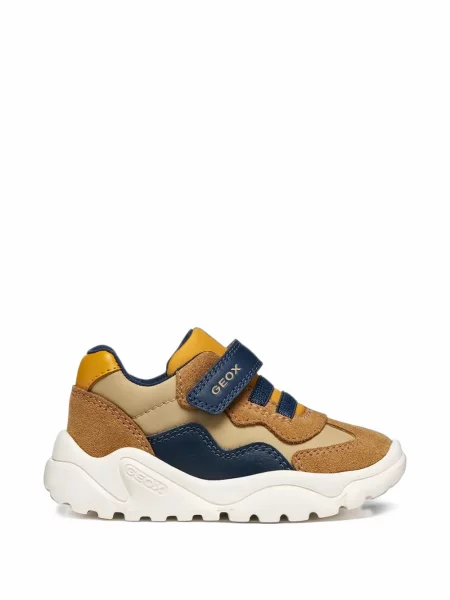 Sneakersy dziecięce Geox brązowe