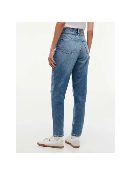 Blugi mom fit Tommy Jeans albastru
