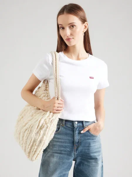 LEVI'S ® Tricou ESSENTIAL roșu alb