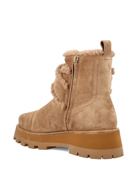 Botine Jimmy Choo cu platformă maro