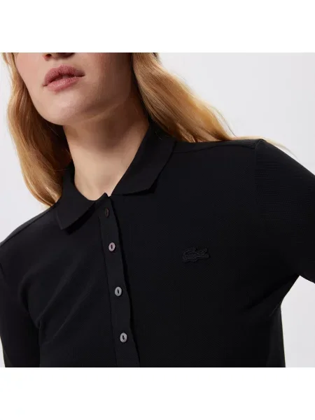 Поло Lacoste черное
