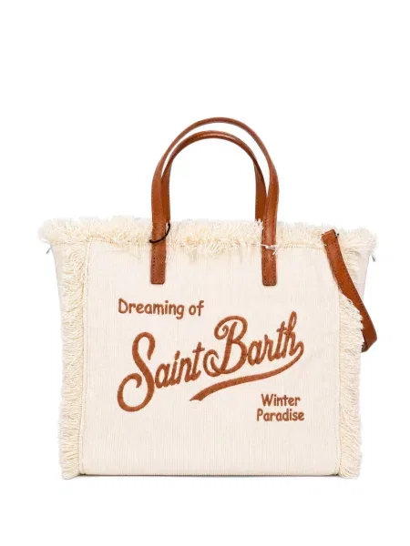 Geantă shopper Mc2 Saint Barth cu franjuri
