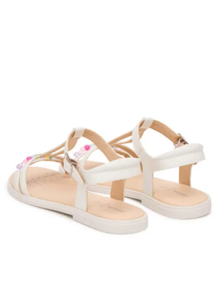 Sandále Geox Jr Sandal Karly D biela