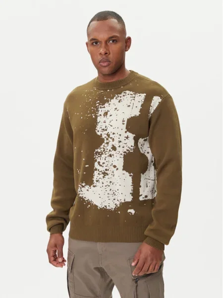 G-Star Raw Pulover Sprayed 89 verde