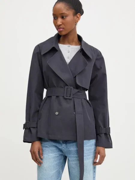 Яке Answear Lab преходен модел сиво