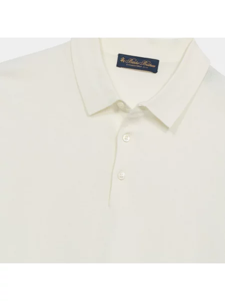 Koszulka polo Brooks Brothers biała