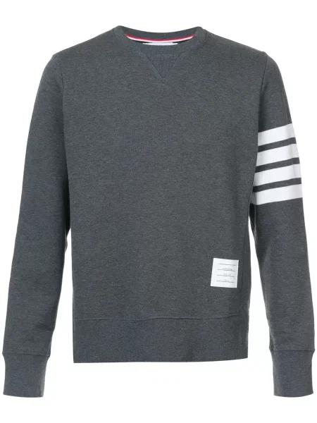 Hanorac Thom Browne din jerseu gri