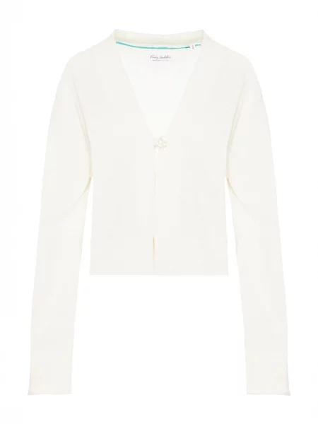 Funky Buddha Geacă tricotată alb