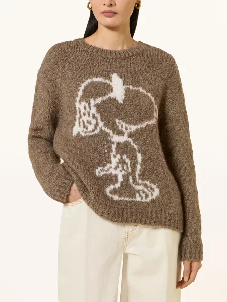 Princess Goes Hollywood Sweter Oversize beige beżowy