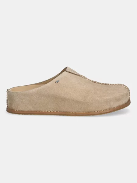 MICHAEL Michael Kors klapki zamszowe Hensley Mule na platformie beżowy