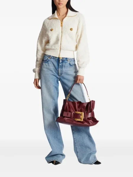 Geanta de piele Balmain din piele