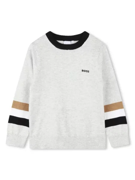 Sweter dziecięcy Bosswear szary