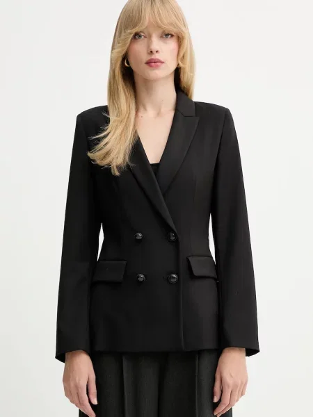 Marella sacou Emme by Marella cu două rânduri de uni negru