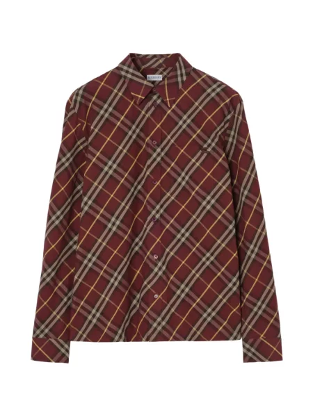 Cămașă Burberry în carouri clasică roșu