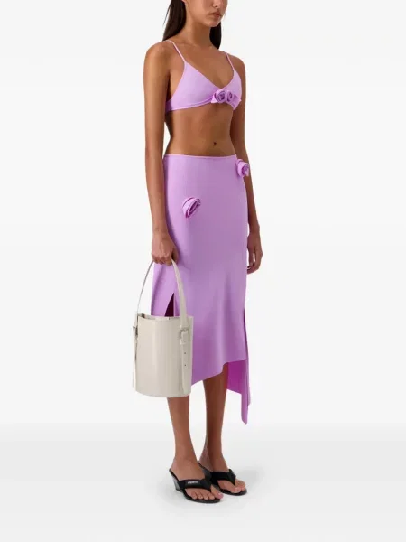 Fustă Coperni cu model floral violet