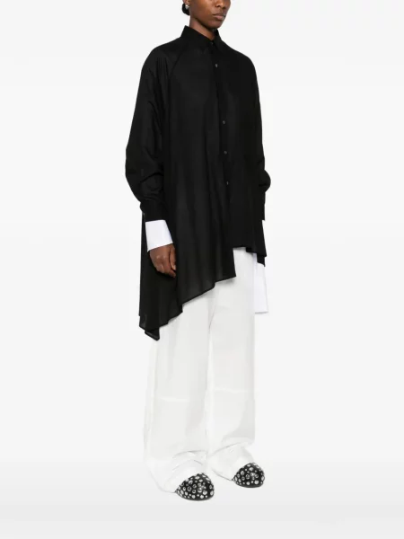 Długa bluzka Yohji Yamamoto czarna