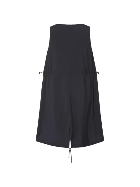 Rochie Blauer cu decolteu în V negru