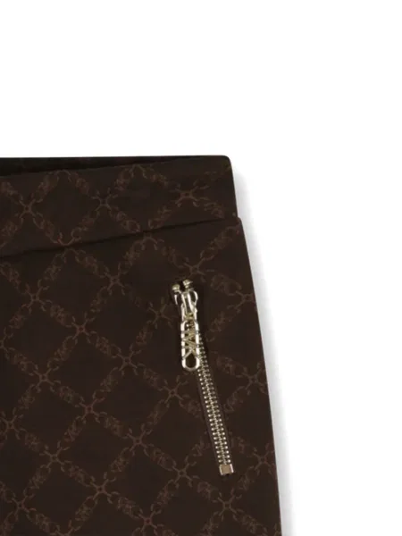Spodnie dziecięce Michael Kors brązowe