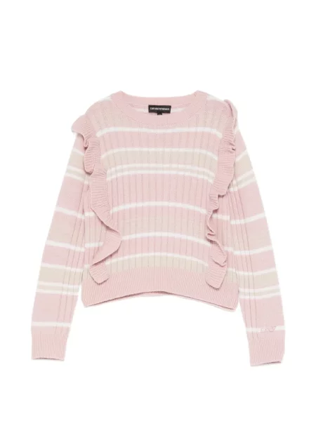 Sweter dziecięcy Emporio Armani różowy