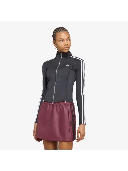 Tricou adidas Long Sleeve Zipped T-shirt Black M negru