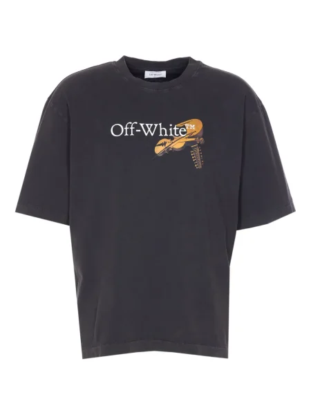 Tricou Off-white cu imagine alb