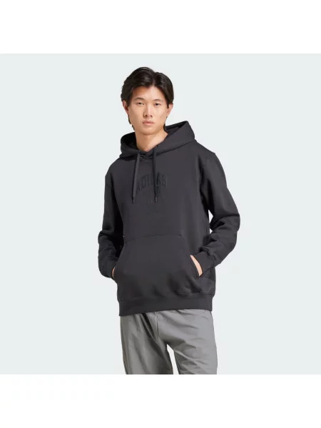 Bluza z kapturem Adidas z kapturem czarna