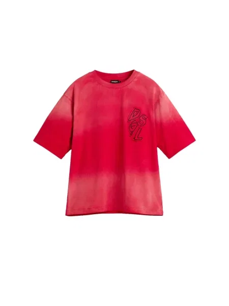 Desigual Tricou Mickey roșu / roșu deschis negru