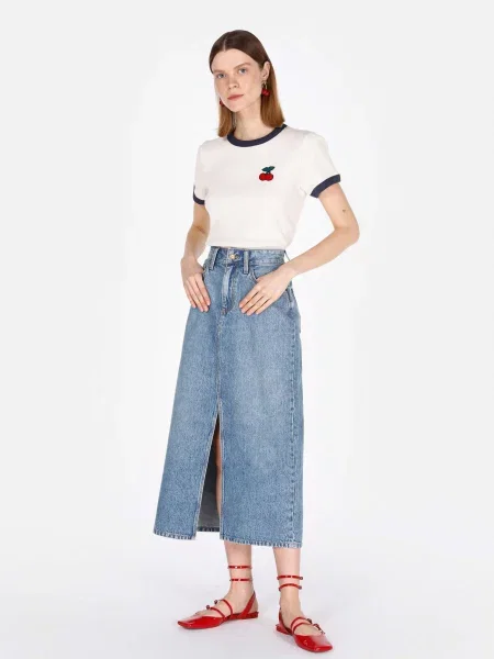 Спідниці Colin’s комбінований верх блакитний