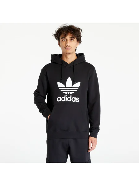 Adidas Суитшърт Adicolor Classics Trefoil Черен бяло
