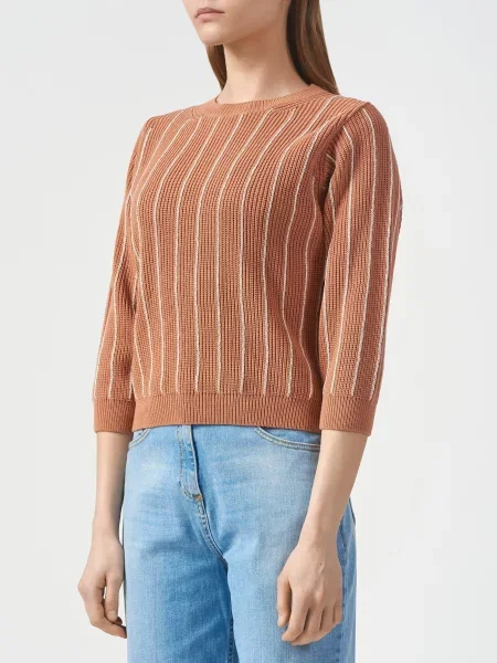 Свитер Elisabetta Franchi коричневый