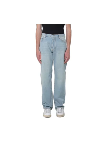 Jeansy Emporio Armani niebieskie