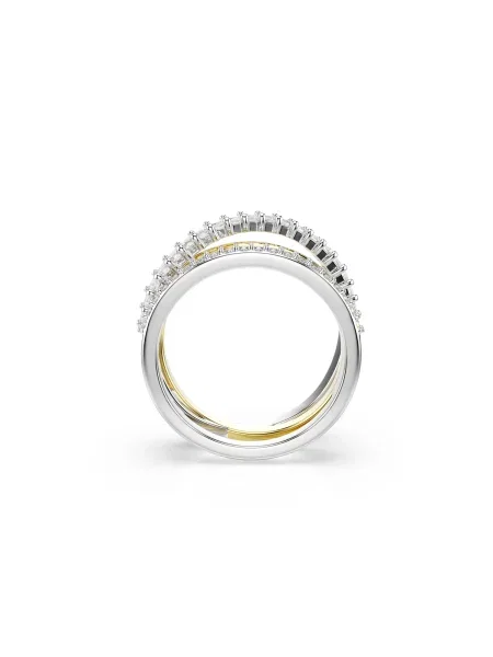 Swarovski Inele / argintiu auriu