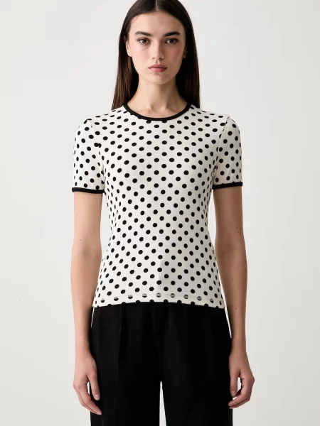 Marimekko tricou pentru femei din cu bej