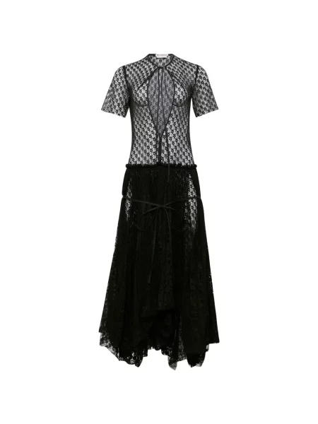 Nėriniuotas kostiumas maksi maxi suknele Jw Anderson juoda