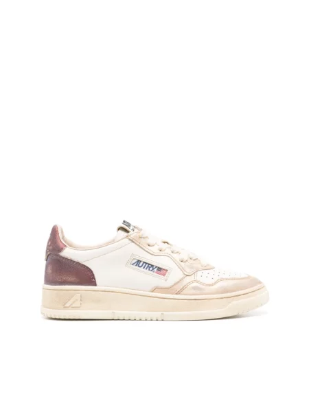Sneakersy Autry skórzane beżowe