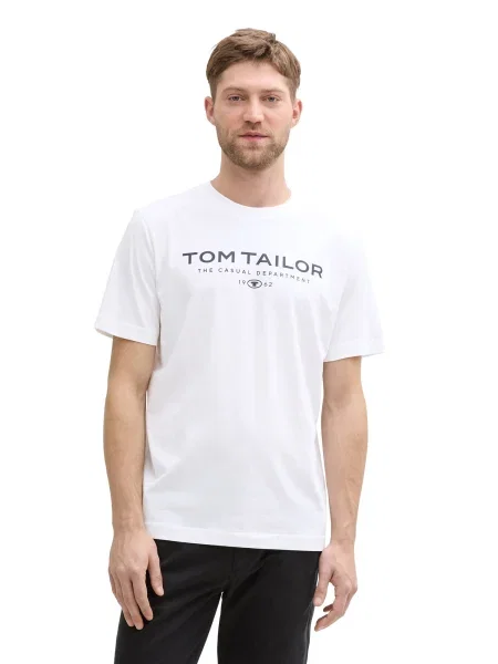 Tom Tailor Tricou alb