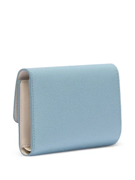Portofel Furla din piele mini albastru
