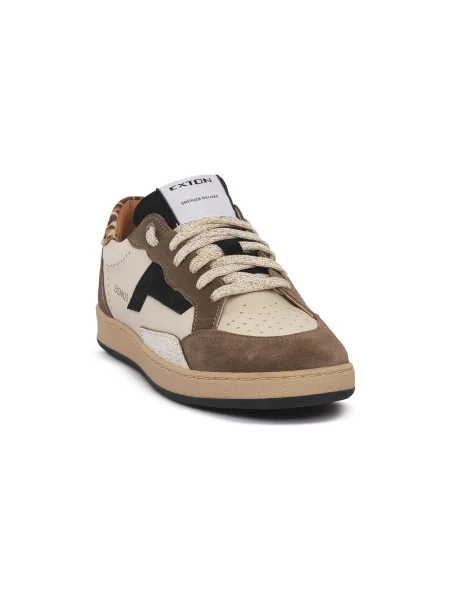 Pantofi Exton alb