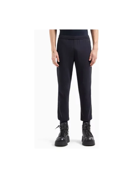 Spodnie dresowe Emporio Armani niebieskie