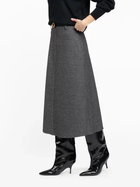 Спідниця міді Arber сірий