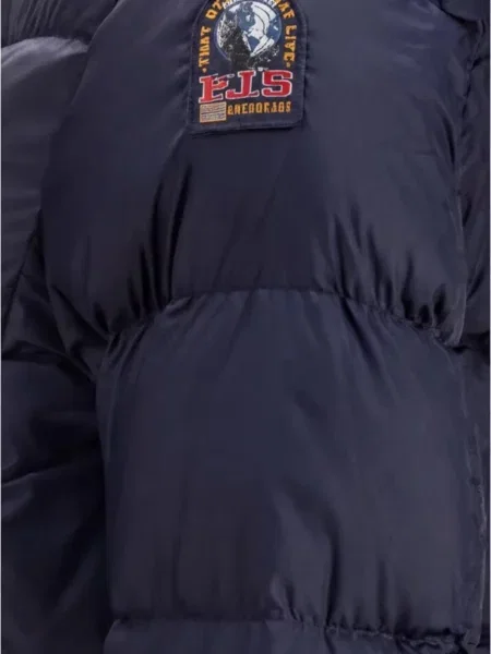 Geacă cu puf Parajumpers cu glugă albastru