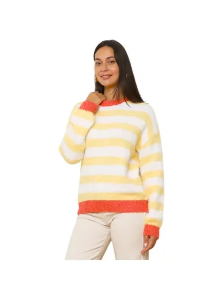 Pulover La Modeuse galben