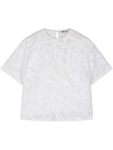 Top Ports 1961 koronkowy biały