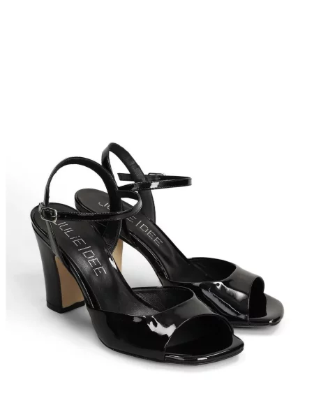 Sandale Julie Dee cu bretele negru